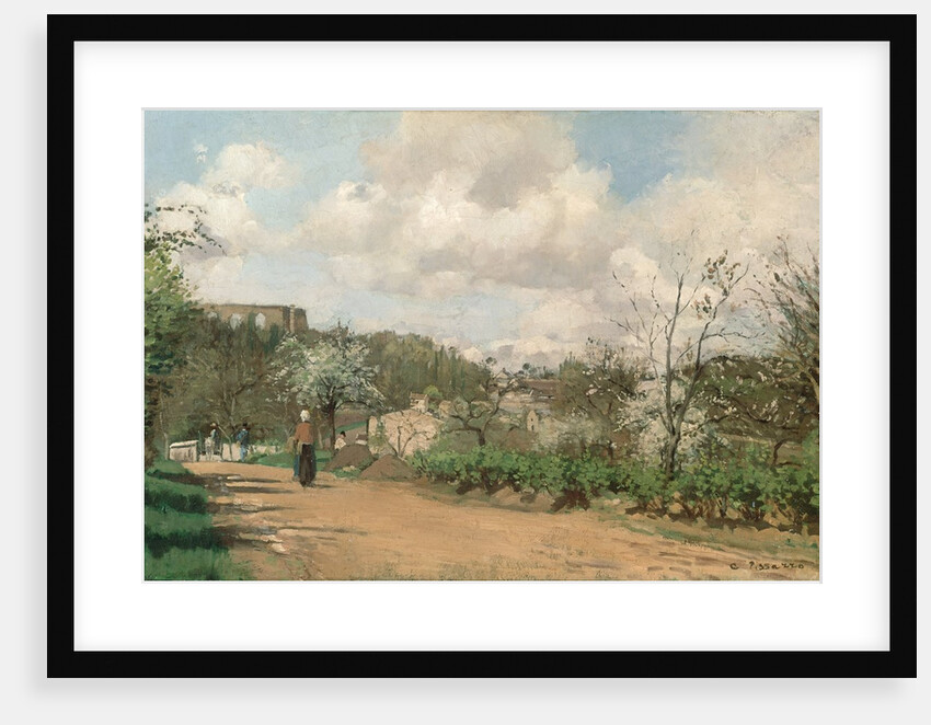 View from Louveciennes, 1869-70 by Camille Pissarro