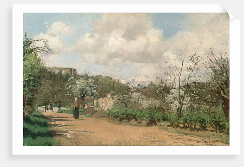 View from Louveciennes, 1869-70 by Camille Pissarro