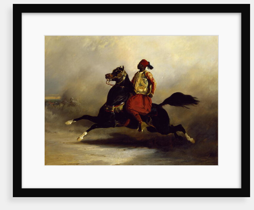 Nubian Horseman at the Gallop, 19th century by Alfred Dedreux or de Dreux
