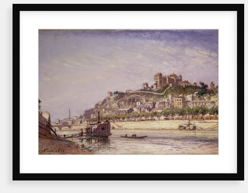 The Saone at Lyons, 1875 by Johan-Barthold Jongkind