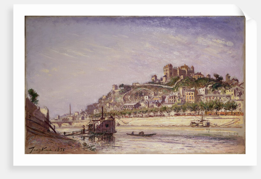 The Saone at Lyons, 1875 by Johan-Barthold Jongkind