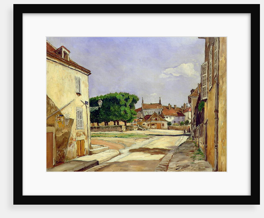 A Street in Avallon by Marcel Leprin