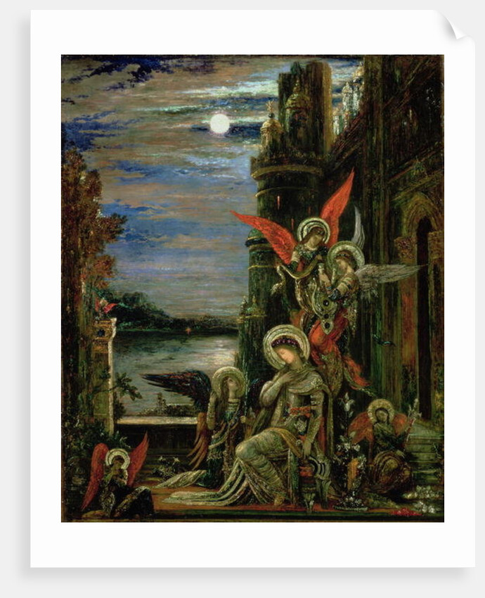 St. Cecilia 1897 by Gustave Moreau