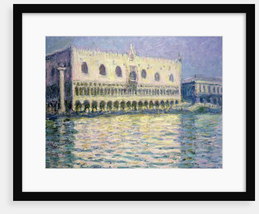 The Ducal Palace, Venice, 1908 by Claude Monet