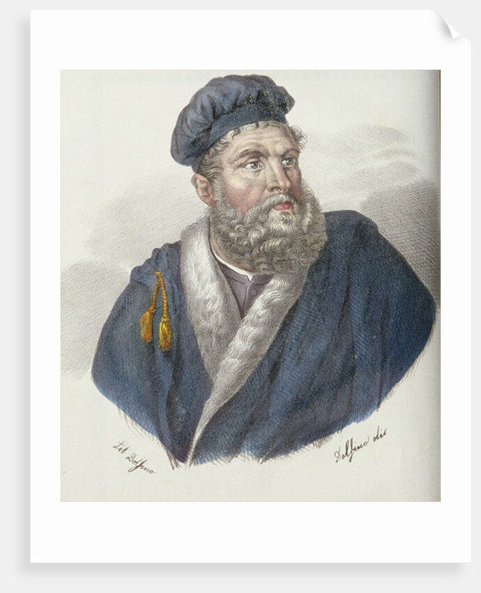 Portrait of Marco Polo, 1857 by Dolfino