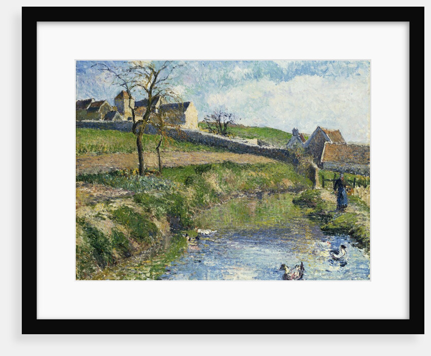 The Farm at Osny, 1883 by Camille Pissarro