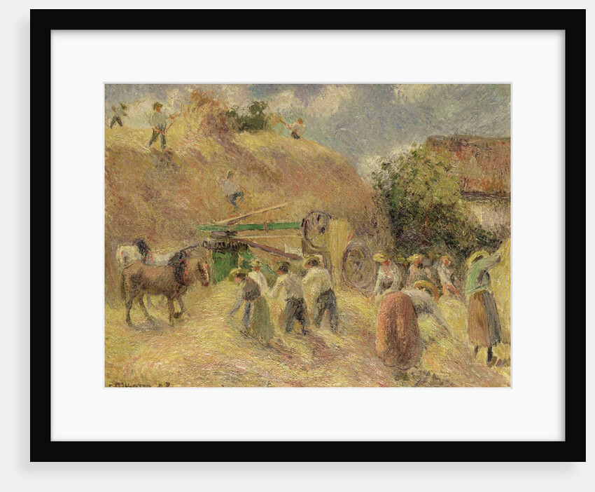 The Harvest, 1883 by Camille Pissarro