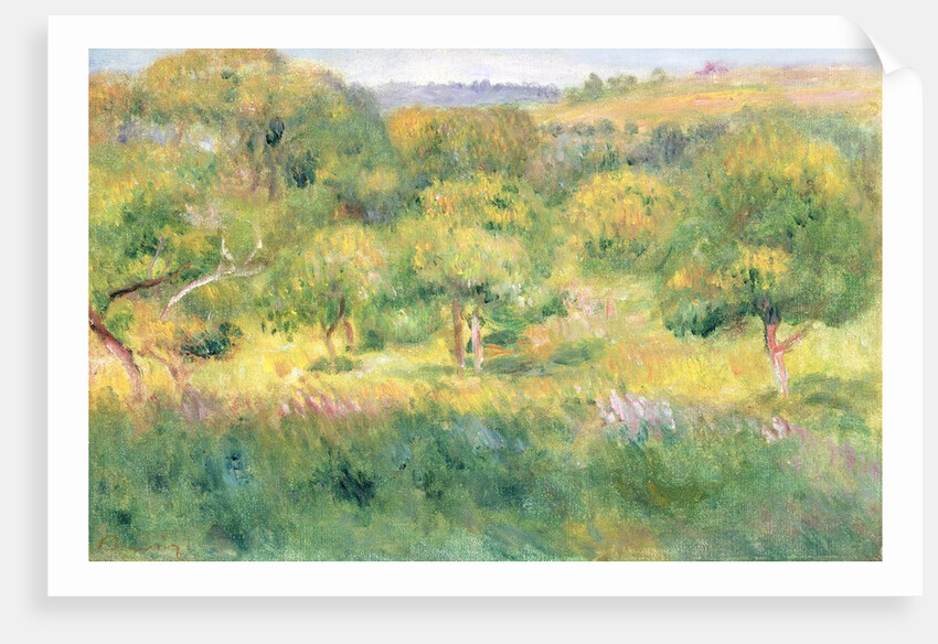 The edge of a forest in Brittany, 1893 by Pierre Auguste Renoir