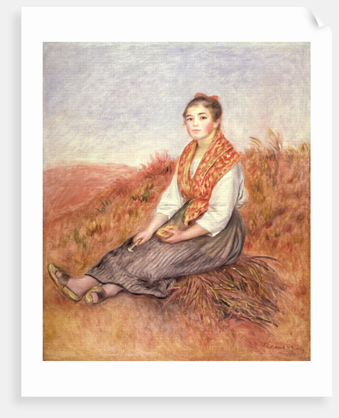 Woman with a bundle of firewood, c.1882 by Pierre Auguste Renoir