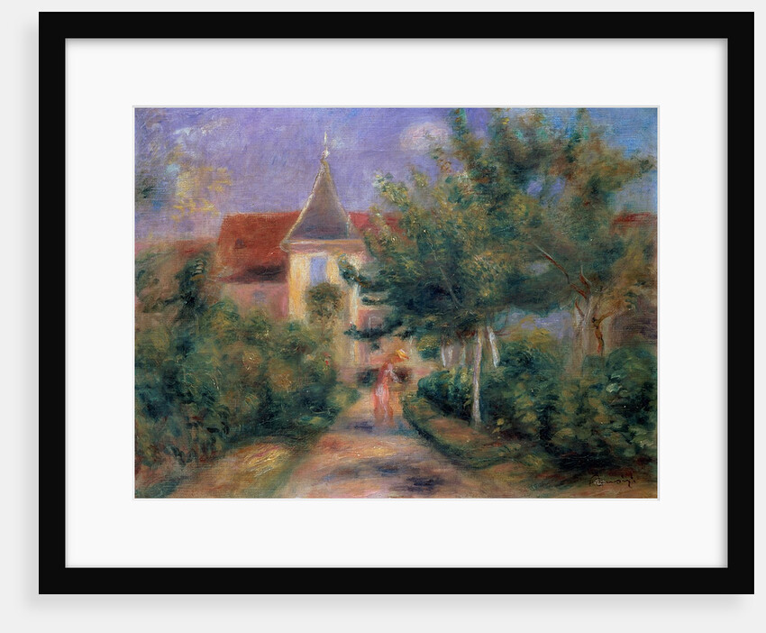 Renoir's house at Essoyes, 1906, by Pierre Auguste Renoir
