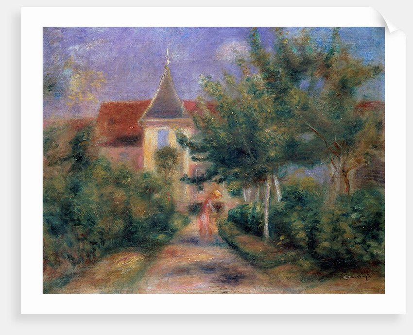 Renoir's house at Essoyes, 1906, by Pierre Auguste Renoir