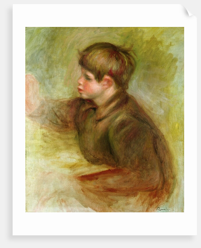 Portrait of Coco painting, c.1910-12 by Pierre Auguste Renoir