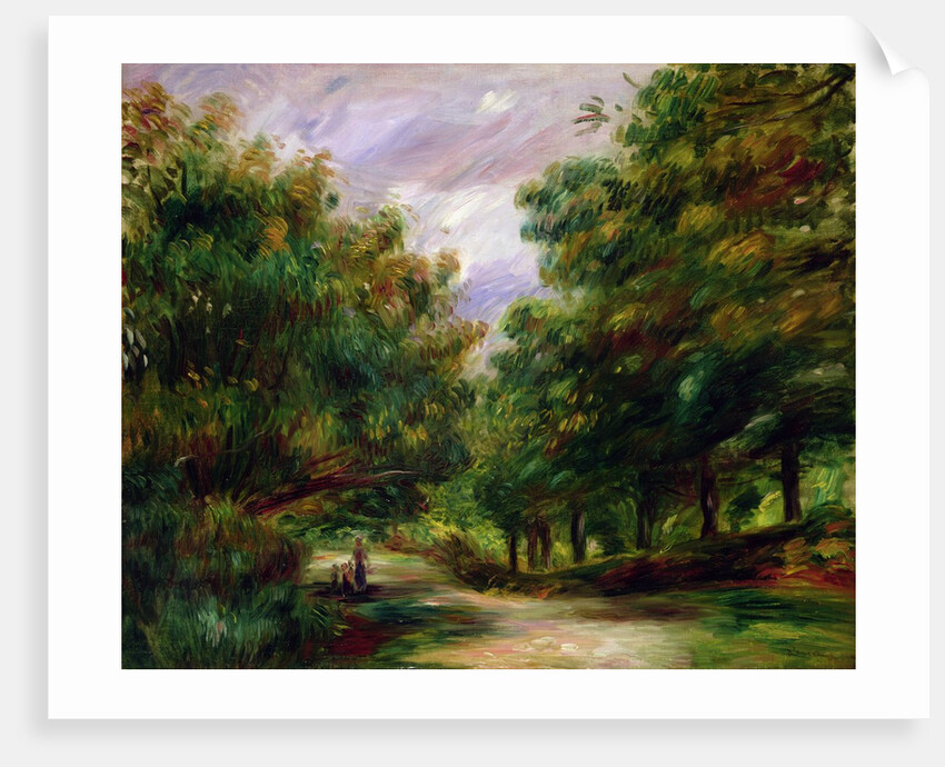 The road near Cagnes, 1905 by Pierre Auguste Renoir