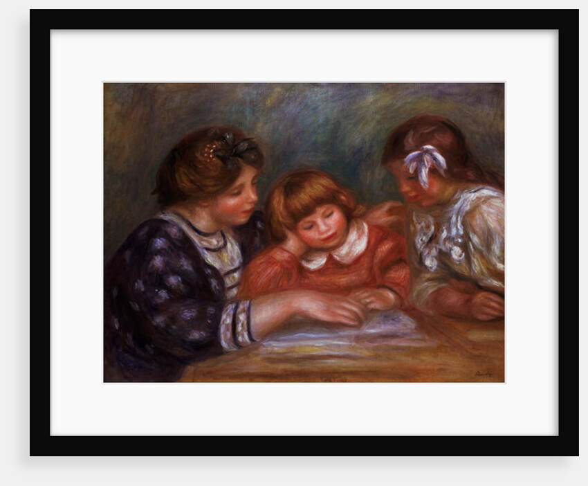 The Lesson, 1906 by Pierre Auguste Renoir