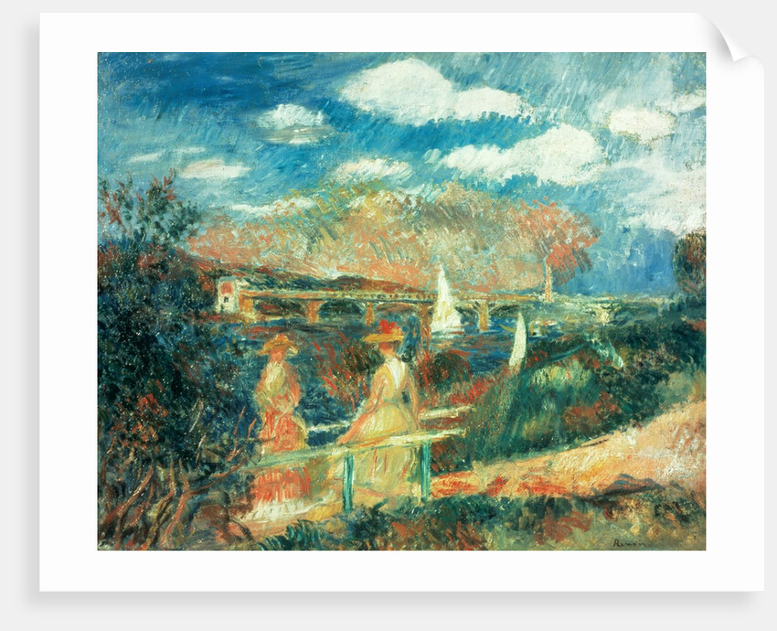The banks of the Seine at Argenteuil, 1880 by Pierre Auguste Renoir
