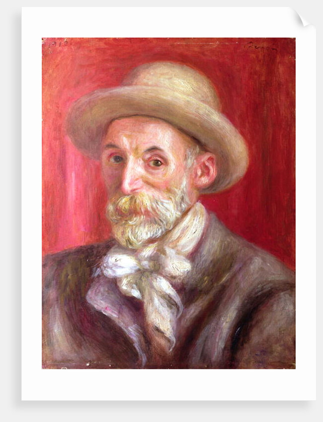 Self portrait, 1910 by Pierre Auguste Renoir