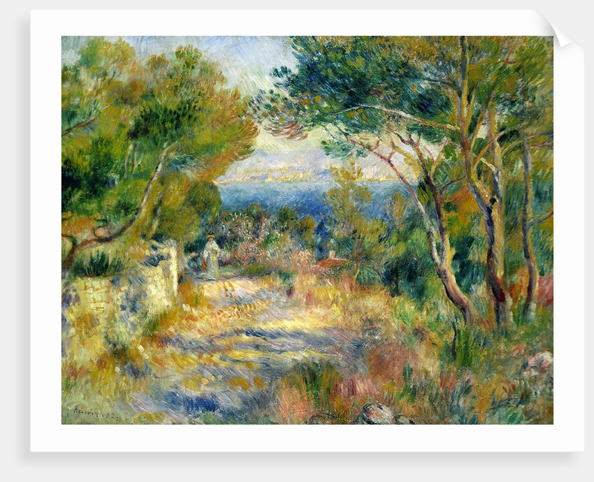 L'Estaque, 1882 by Pierre Auguste Renoir