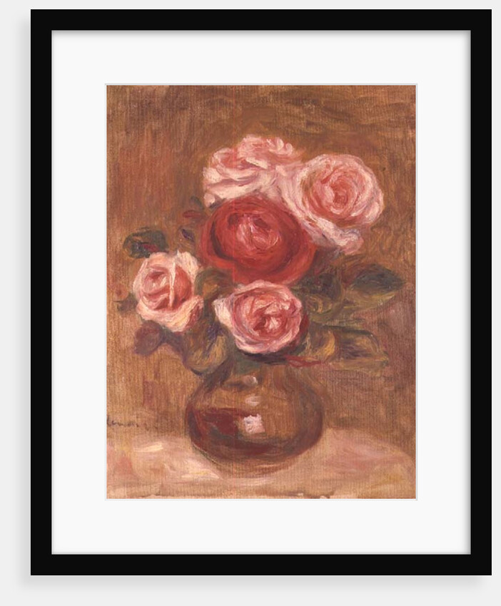 Roses in a pot by Pierre Auguste Renoir