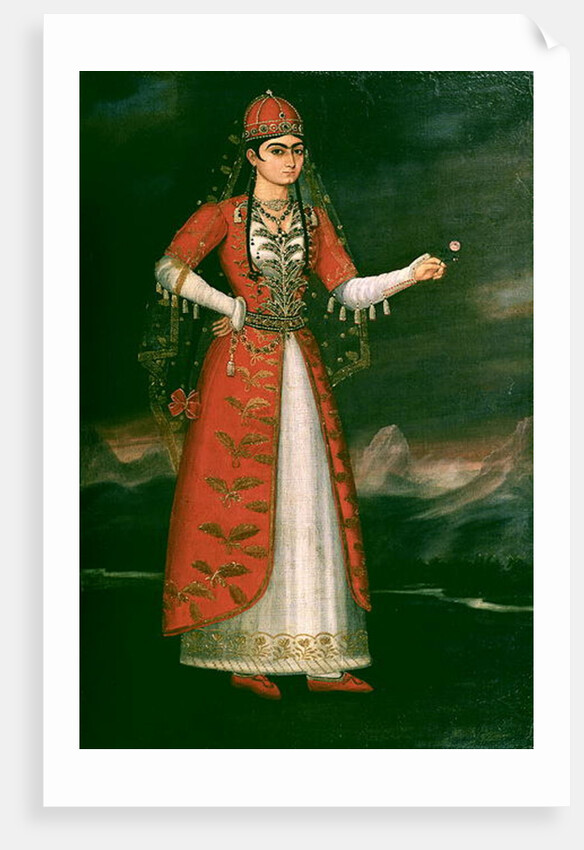 Portrait of Nino Eristavi, Iranian, 1829 by Iranian School