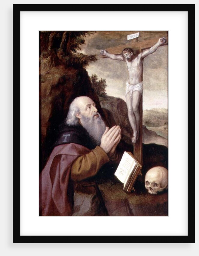 St. Anthony Abbot by Michiel I Coxie or Coxcie