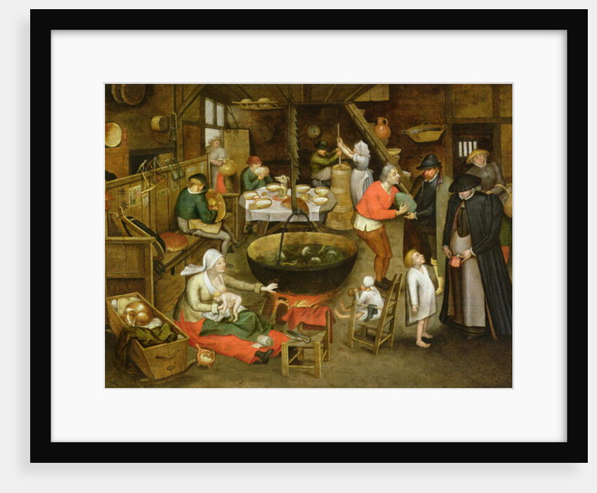 The Visit to the Farm by Pieter the Younger Brueghel