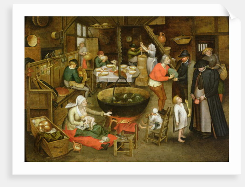 The Visit to the Farm by Pieter the Younger Brueghel
