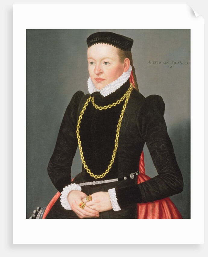 Portrait of a lady, c.1585 by Lorenz Strauch