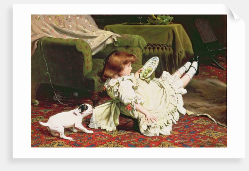 Time to Play, 1886 by Charles Burton Barber