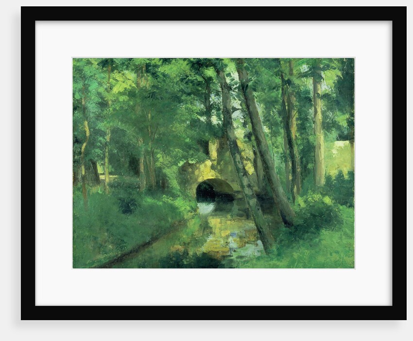 The Little Bridge, Pontoise, 1875 by Camille Pissarro