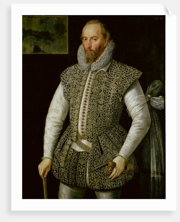 Portrait of Sir Walter Raleigh, 1598 by William Segar