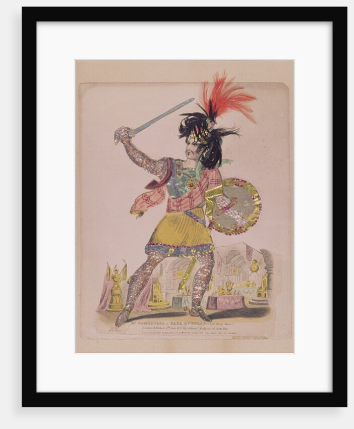 Mr. Gomersall in the role of Earl Douglas from 'The Ballad of Chevy Chase', pub. by Orlando Hodgson, 1832 by English School