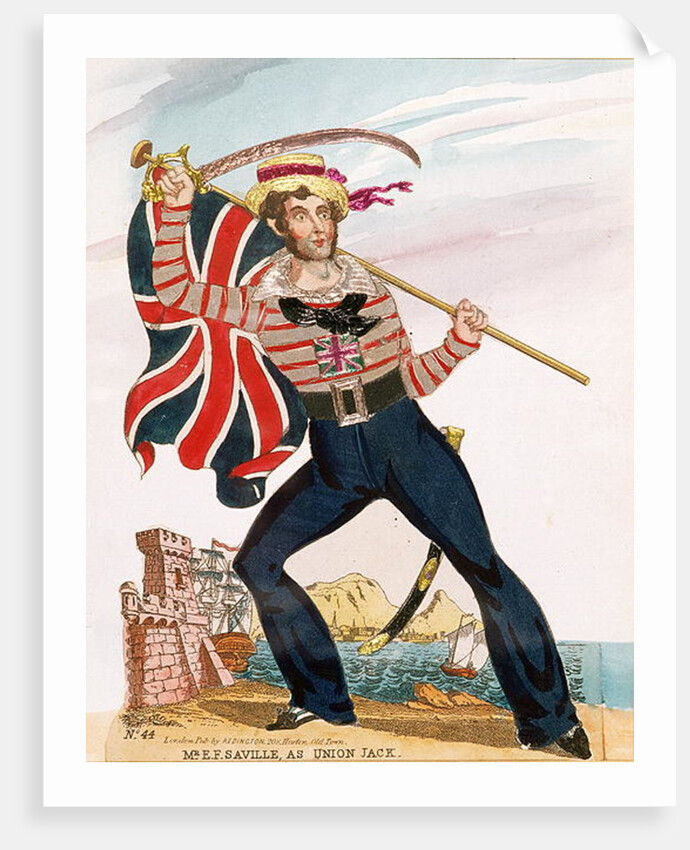 Mr E.F. Saville as 'Union Jack', pub. by Redington by English School