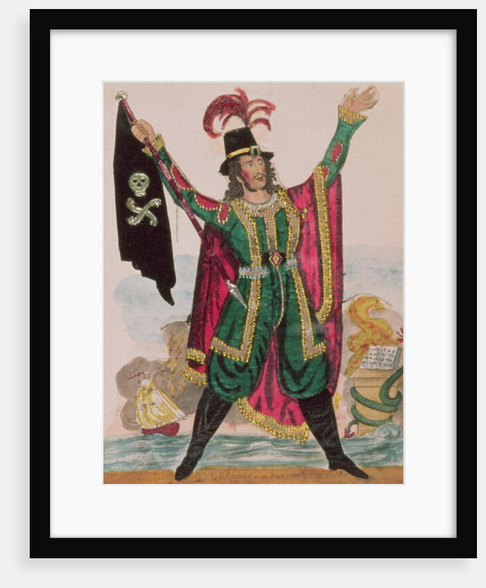 Mr.T.P.Cooke in the role of the Flying Dutchman by English School
