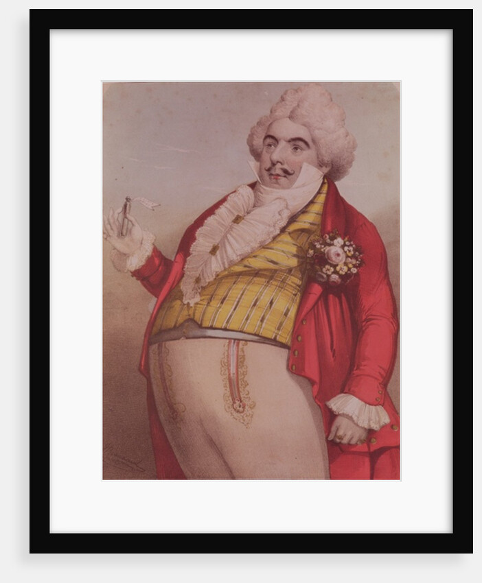 Signor Lablache as Dr. Dulcamara, the quack doctor in the opera 'The Elixir of Love' by Gaetano Donizetti by English School