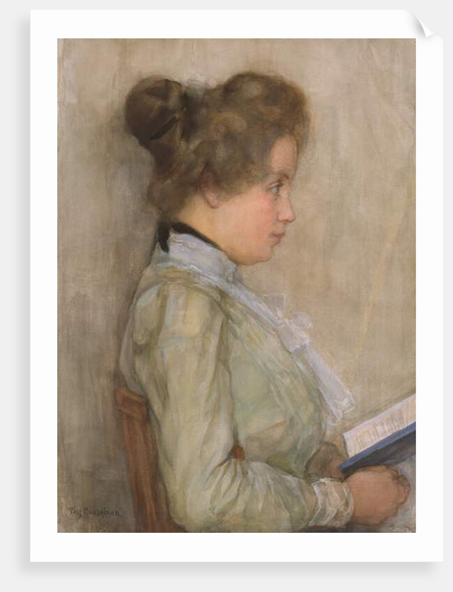 Female Torso in Profile with Book, c.1898-1900 by Piet Mondrian