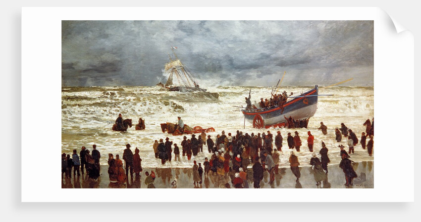 The Lifeboat, 1873 by William Lionel Wyllie