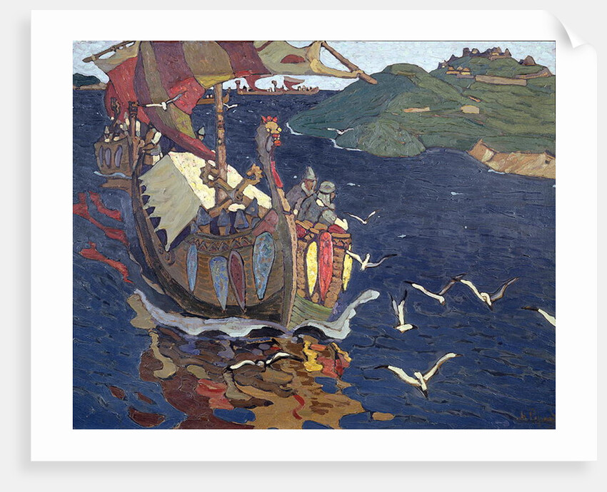 Visitors from Overseas, 1901 by Nicholas Roerich