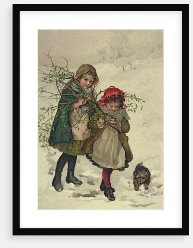 Illustration from Christmas Tree Fairy, pub. 1886 by Lizzie Mack