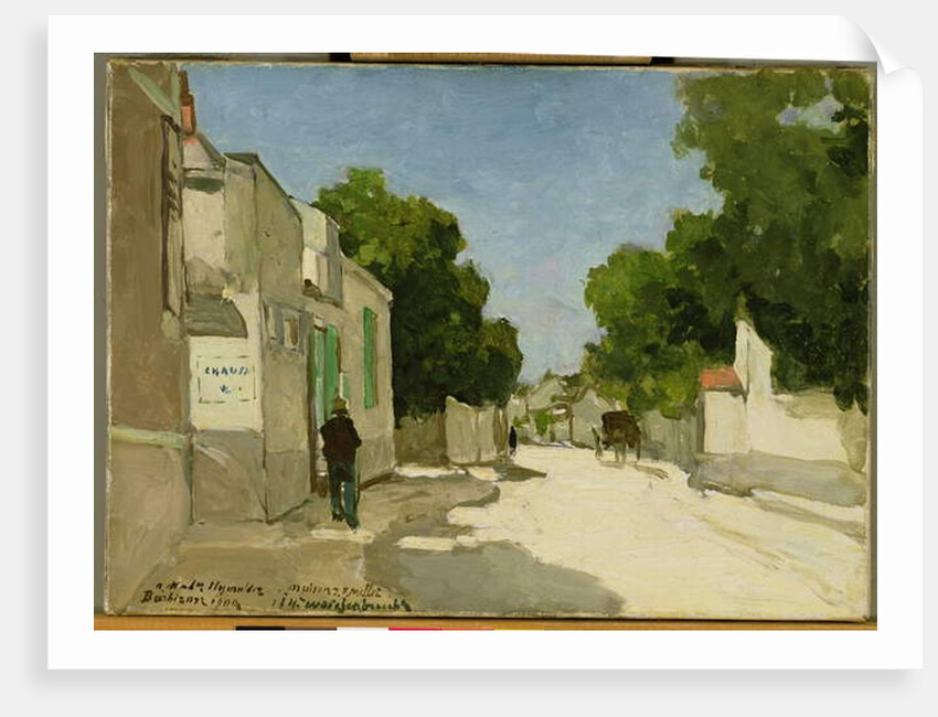 Millet's house at Barbizon, 1900 by Johannes Hendrik Weissenbruch