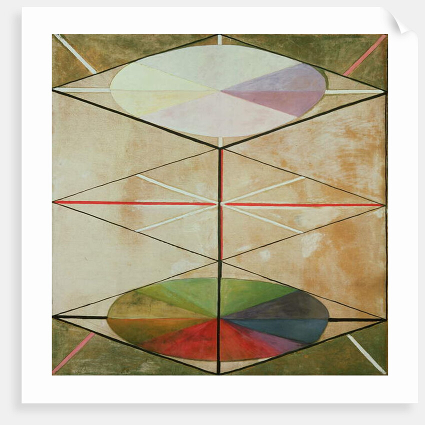 Group IX/SUW, No. 23. The Swan, No. 23, 1915 by Hilma af Klint