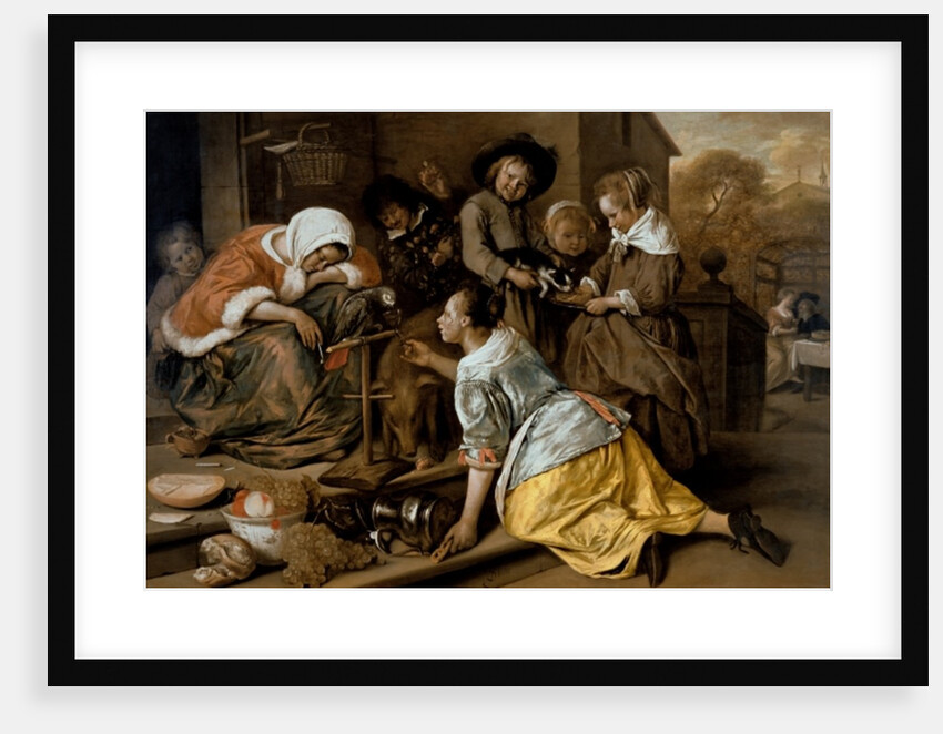 The Effects of Intemperance, c.1663-65 by Jan Havicksz. Steen