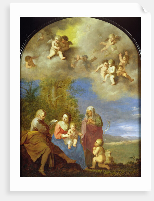 The Holy Family by Cornelis van Poelenburgh or Poelenburch