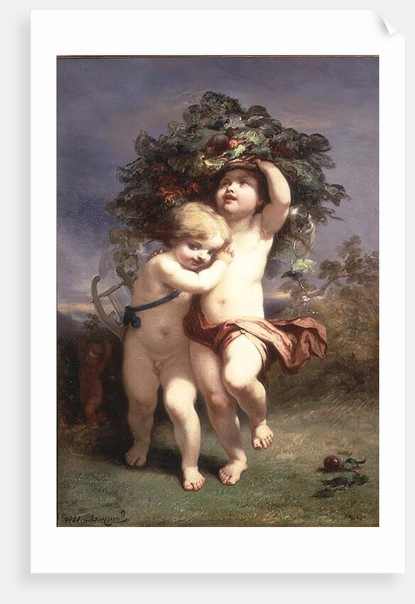 Returning before the Storm, 1850 by Alexandre Marie Longuet