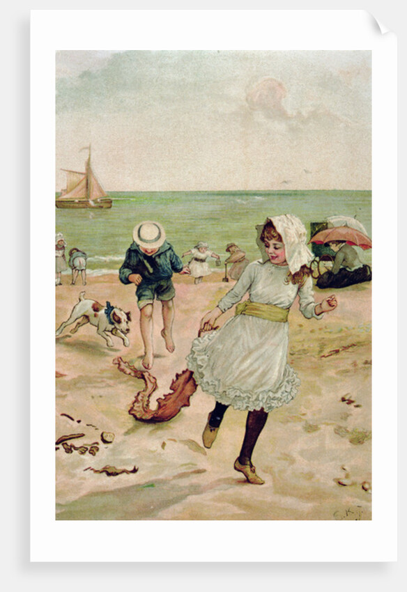 Children and Seaweed from Sunbeams by Edward Killingworth Johnson