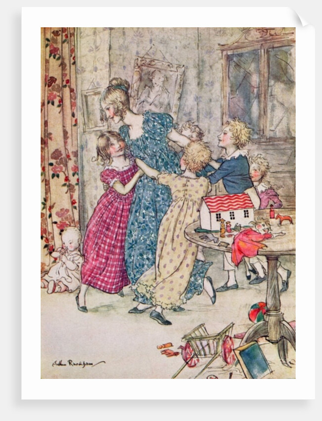 A flushed and boisterous group by Arthur Rackham