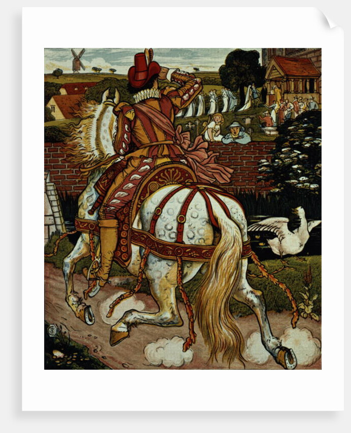 Margery's brother returns from far off lands by Walter Crane