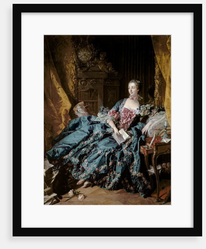 Madame de Pompadour, 1756 by Francois Boucher