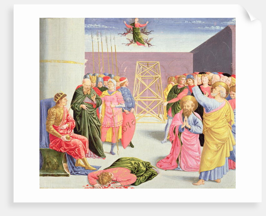 St. Peter and Simon Magus, 15th century by Benozzo di Lese di Sandro Gozzoli