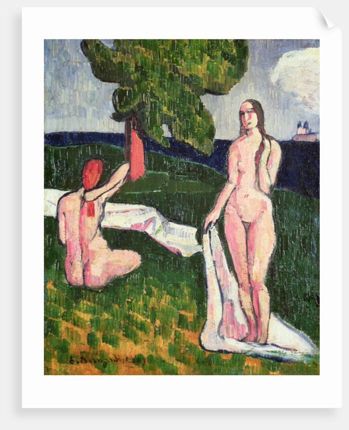 Two Bathers under a Tree, 1889 by Emile Bernard