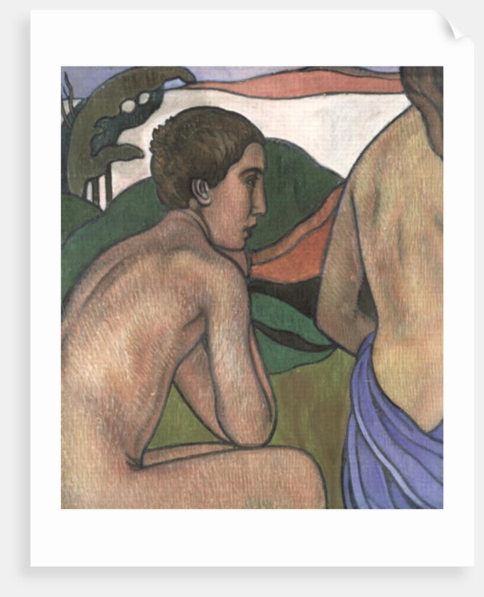 Seated Male Nude in a Landscape, c.1889-90 by Charles Filiger